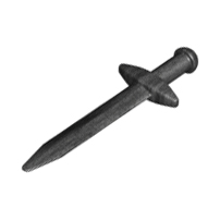 LEGO® los onderdeel Wapen in kleur Parel Donkergrijs 18031