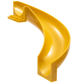 LEGO® los onderdeel Glijbaan in kleur Parel Goud 11267