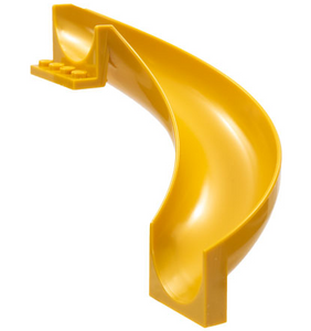 LEGO® los onderdeel Glijbaan in kleur Parel Goud 11267