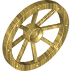 LEGO® los onderdeel Wiel in kleur Parel Goud 4489b