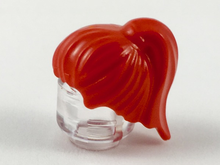 Plaatje in Gallery viewer laden, LEGO® los onderdeel Haar in kleur Rood x104