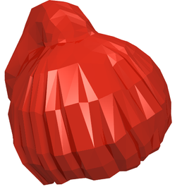 LEGO® los onderdeel Haar in kleur Rood x104