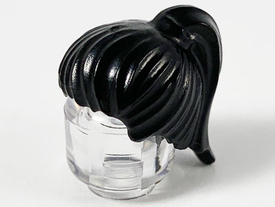 LEGO® los onderdeel Haar in kleur Zwart x104