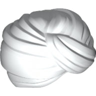 LEGO® los onderdeel Hoofddeksels in kleur Wit 18822