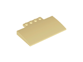 LEGO® los onderdeel Dakpan Gebogen in kleur Geelbruin 15625