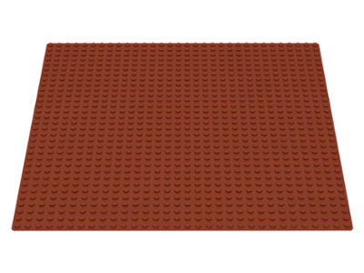 LEGO® los onderdeel Grondplaat Roodachtig Bruin 3811