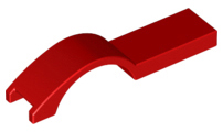 Plaatje in Gallery viewer laden, LEGO® los onderdeel Spatbord in kleur Rood 50947