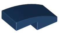 Plaatje in Gallery viewer laden, LEGO® los onderdeel Dakpan Gebogen Donkerblauw 11477