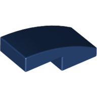 Plaatje in Gallery viewer laden, LEGO® los onderdeel Dakpan Gebogen Donkerblauw 11477