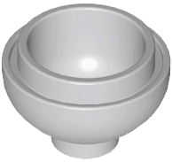 LEGO® los onderdeel Steen Rond Licht Blauwachtig Grijs 15395