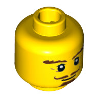 Plaatje in Gallery viewer laden, LEGO® los onderdeel Hoofd in kleur Geel 3626cpb1253