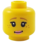 LEGO® los onderdeel Hoofd in kleur Geel 3626pb1245