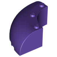 LEGO® los onderdeel Steen Rond in kleur Donkerpaars 87559