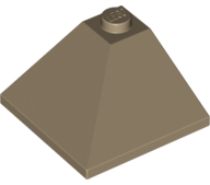 LEGO® los onderdeel Dakpan Algemeen Donker Geelbruin 3675