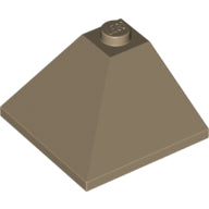 Plaatje in Gallery viewer laden, LEGO® los onderdeel Dakpan Algemeen Donker Geelbruin 3675
