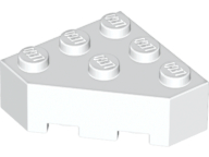 LEGO® los onderdeel Wig in kleur Wit 30505