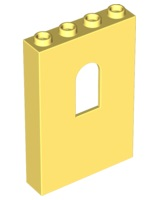 Plaatje in Gallery viewer laden, LEGO® los onderdeel Paneel in kleur Helder Lichtgeel 60808