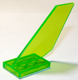 LEGO® los onderdeel Staart Doorschijnend Helder Groen 6239