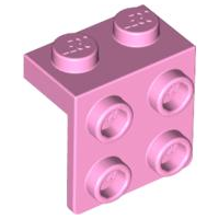 LEGO® los onderdeel Beugel in kleur Fel Roze 44728