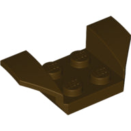 Plaatje in Gallery viewer laden, LEGO® los onderdeel Spatbord in kleur Donker Bruin 41854