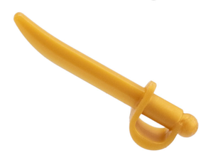 LEGO® los onderdeel Wapen in kleur Parel Goud 2530