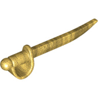 Plaatje in Gallery viewer laden, LEGO® los onderdeel Wapen in kleur Parel Goud 2530