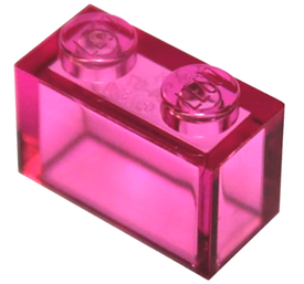 LEGO® los onderdeel Steen Doorzichtig Donkerroze 3065