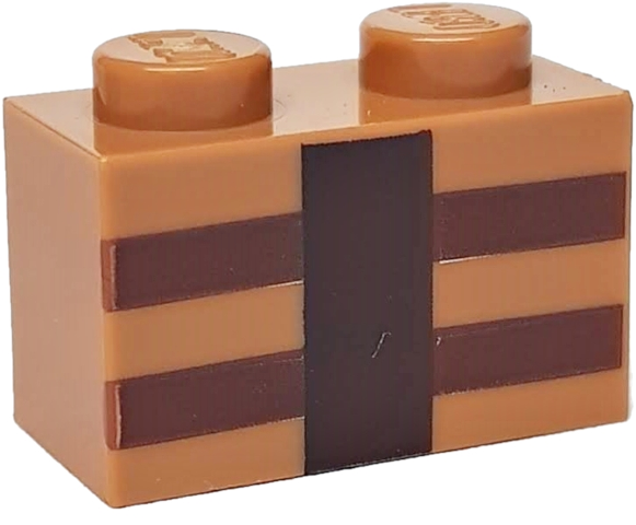 LEGO® los onderdeel Steen met Motief Medium Noga 3004pb123