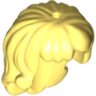 Plaatje in Gallery viewer laden, LEGO® los onderdeel Haar in kleur Helder Lichtgeel 18842