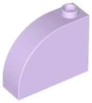 LEGO® los onderdeel Dakpan Gebogen in kleur Lavendel 33243