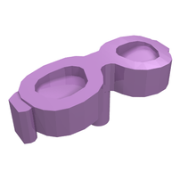 Plaatje in Gallery viewer laden, LEGO® los onderdeel Friends in kleur Medium Lavendel 93080l