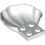 LEGO® los onderdeel Dier Onderdelen in kleur Wit 18970