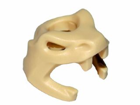 LEGO® los onderdeel Hoofddeksels in kleur Geelbruin 18962