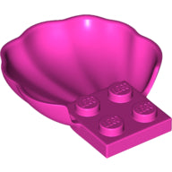 Plaatje in Gallery viewer laden, LEGO® los onderdeel Dier Onderdelen Donker Roze 18970