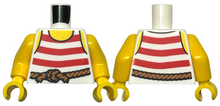 Plaatje in Gallery viewer laden, LEGO® los onderdeel Lijf met Motief Wit 973pb1932c01