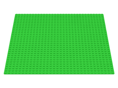 LEGO® los onderdeel Grondplaat in kleur Fel Groen 3811