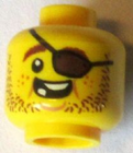 LEGO® los onderdeel Hoofd in kleur Geel 3626pb1331