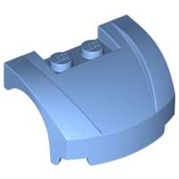Plaatje in Gallery viewer laden, LEGO® los onderdeel Spatbord in kleur Medium Blauw 98835