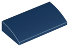 LEGO® los onderdeel Dakpan Gebogen Donkerblauw 88930