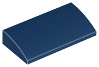 LEGO® los onderdeel Dakpan Gebogen Donkerblauw 88930