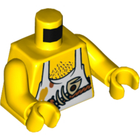 LEGO® los onderdeel Lijf met Motief Geel 973pb1934c01