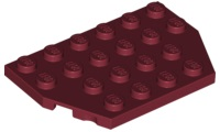 Plaatje in Gallery viewer laden, LEGO® los onderdeel Wig Plaat in kleur Donkerrood 32059