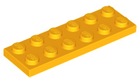 LEGO® los onderdeel Plaat Algemeen Helder Licht Oranje 3795