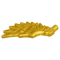 LEGO® los onderdeel Lijf Accessoire Parel Goud 11100