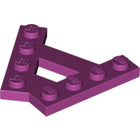 LEGO® los onderdeel Wig Plaat in kleur Magenta 15706
