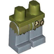 Plaatje in Gallery viewer laden, LEGO® los onderdeel Benen met Motief Olijfgroen 970c55pb08