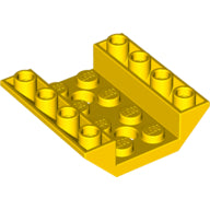 LEGO® los onderdeel Dakpan Omgekeerd in kleur Geel 72454
