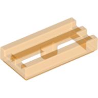 LEGO® los onderdeel Tegel Aangepast Doorzichtig Oranje 2412b