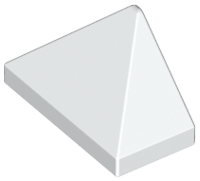 LEGO® los onderdeel Dakpan Algemeen in kleur Wit 15571