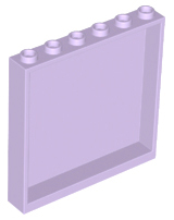 LEGO® los onderdeel Paneel in kleur Lavendel 59349